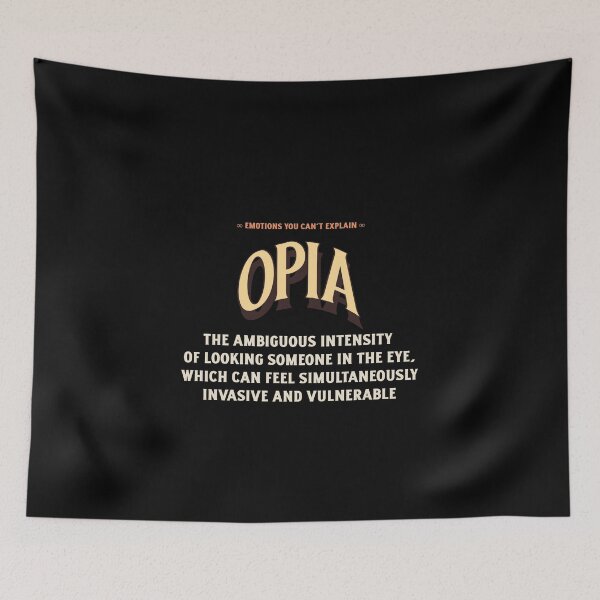Item preview, Emotions Feelings You Cannot Explain Opia  designed and sold by StudioTVDinners.