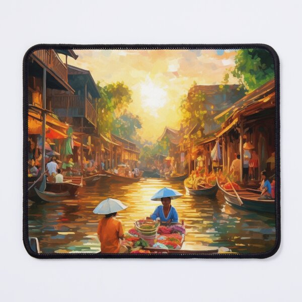 Item preview, Floating Markets - Southeast Asia designed and sold by OdysseyArtworks.