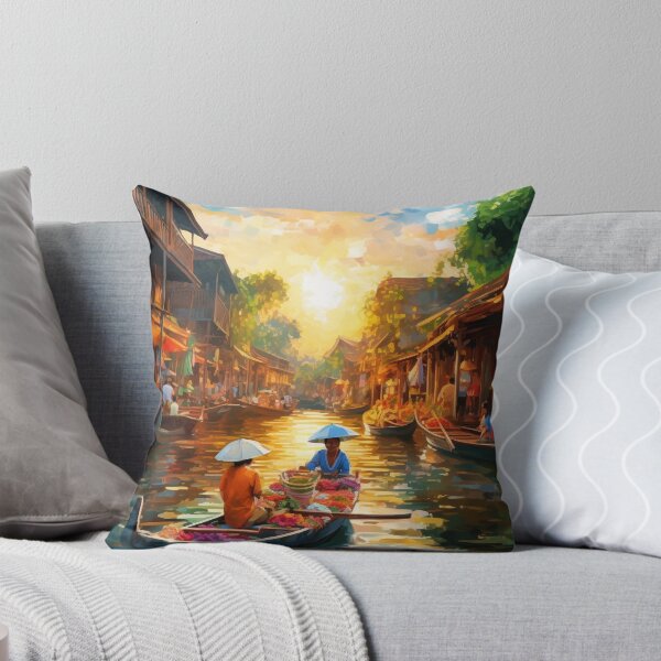 Item preview, Floating Markets - Southeast Asia designed and sold by OdysseyArtworks.