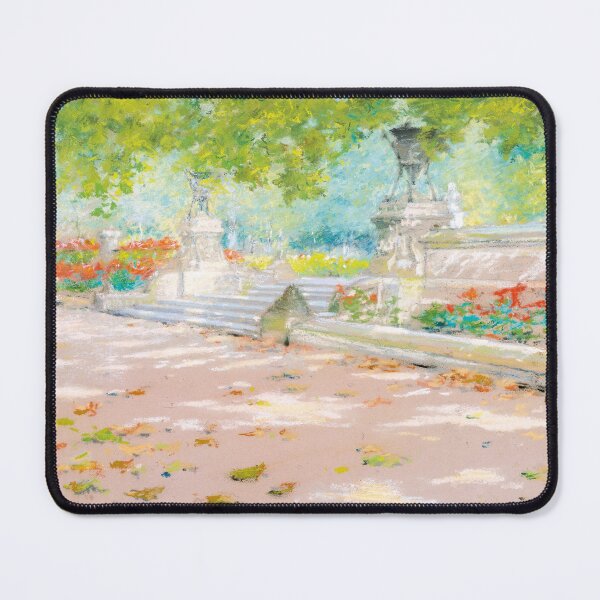 Item preview, Terrace, Prospect Park (1887) drawing by William Merritt designed and sold by Suzana Djordjevic.