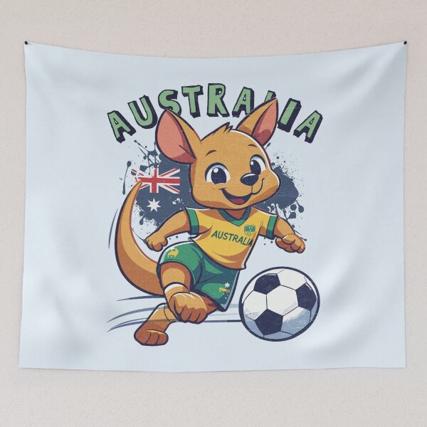Item preview, Australia Soccer Kangaroo (Matildas) designed and sold by Numero14.