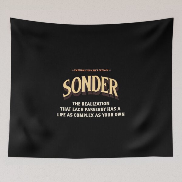 Item preview, Emotions Feelings You Cannot Explain Sonder designed and sold by StudioTVDinners.