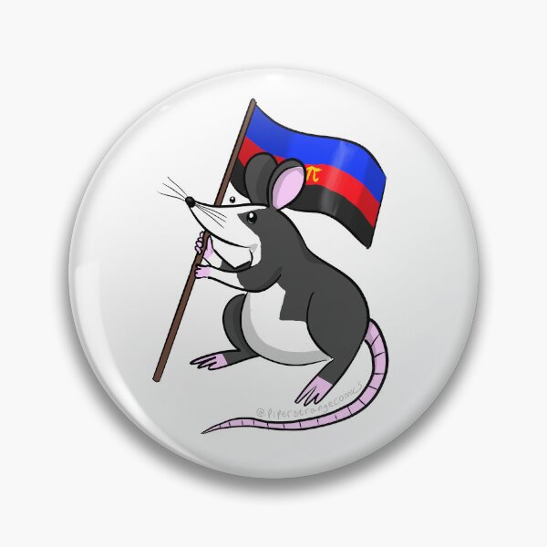 Item preview, Polyamorous Pride Rat designed and sold by Piper Strange.