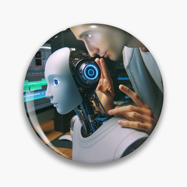 Item preview, Ai informing you about ai with a human touch  designed and sold by NOSGOD.