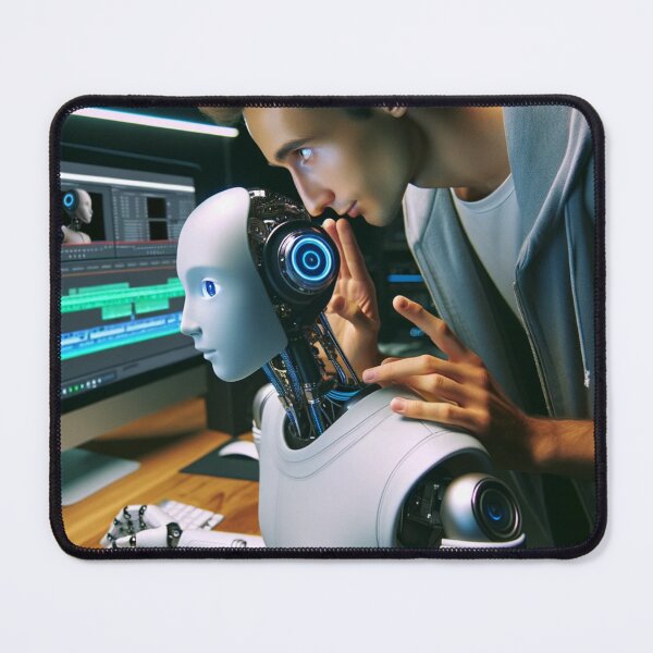 Item preview, Ai informing you about ai with a human touch designed and sold by NOSGOD.