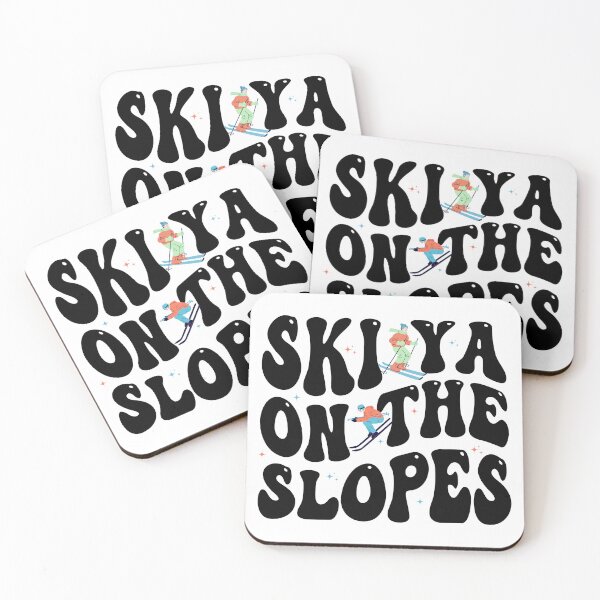 Item preview, Skiing Shenanigans: Groovy Black Ski Design for Snowy Laughs designed and sold by AryaSubramanian.