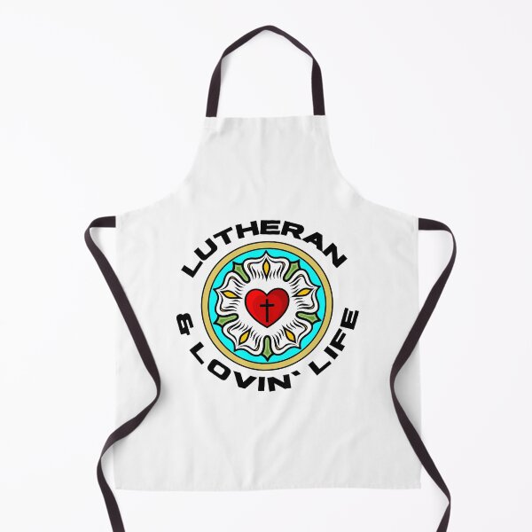 Item preview, Lutheran and Lovin' Life (with Luther rose) designed and sold by CheekyGrace.
