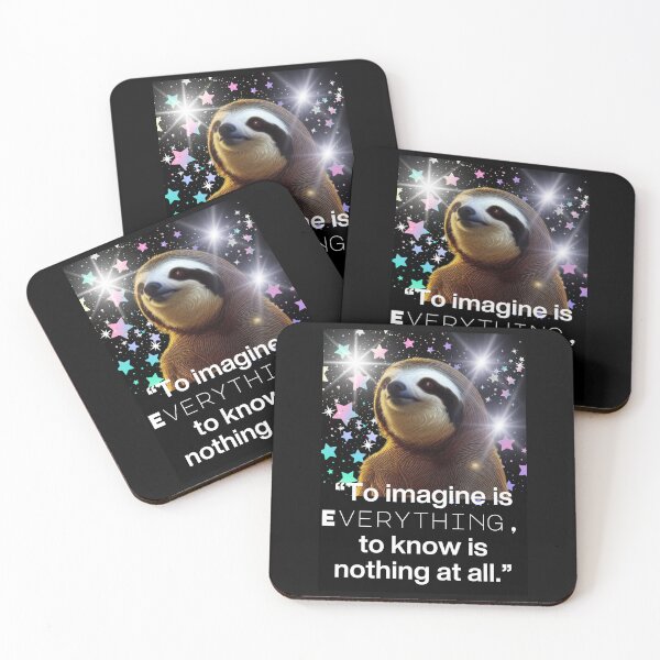 Item preview, "To imagine is everything, to know is nothing at all." designed and sold by Inspiretouplift.
