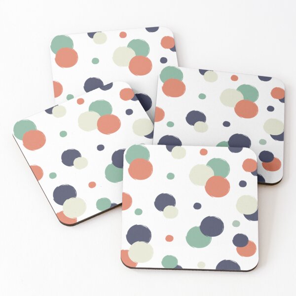 Item preview, Vintage Charm Colorful Dots  designed and sold by Art Shimmers.