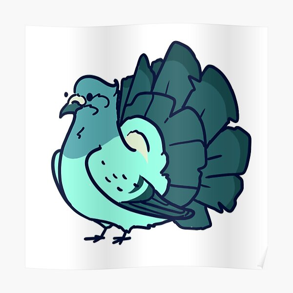 Poster Fantail Redbubble