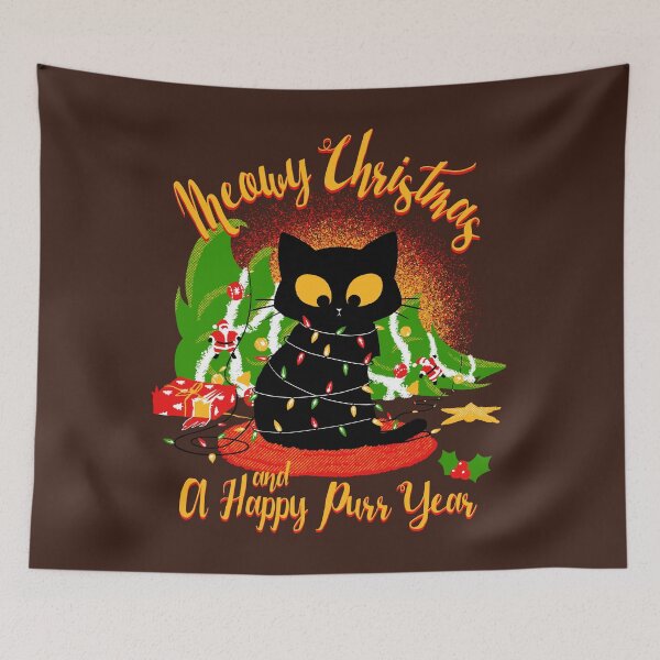 Item preview, Meowy Christmas designed and sold by tronyx79.
