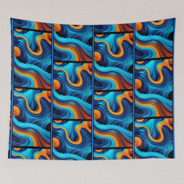 Item preview, Copy of ABSTRACT COLORFUL WAVE PATTERN designed and sold by upbay.