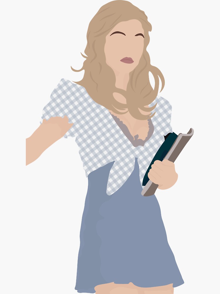 Cassie Howard's Oklahoma Outfit" Sticker for Sale by annieborisova |  Redbubble