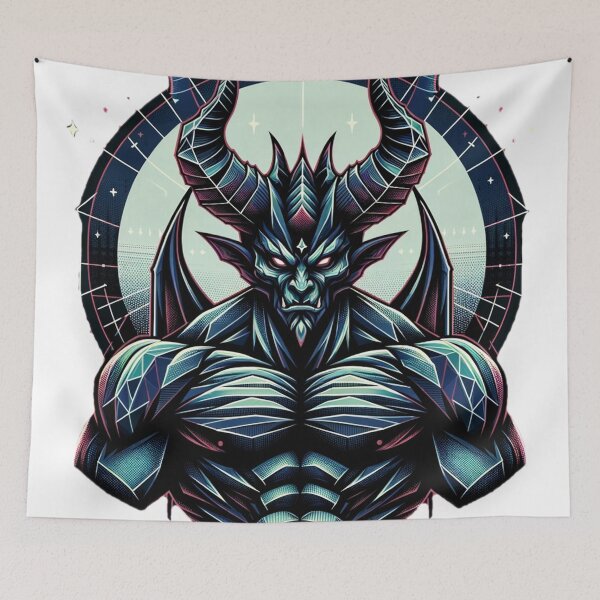 Item preview, demon designed and sold by FarbenFabel.