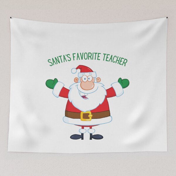 Item preview, SANTA FAVORITE TEACHER  designed and sold by RetroPlaceee.