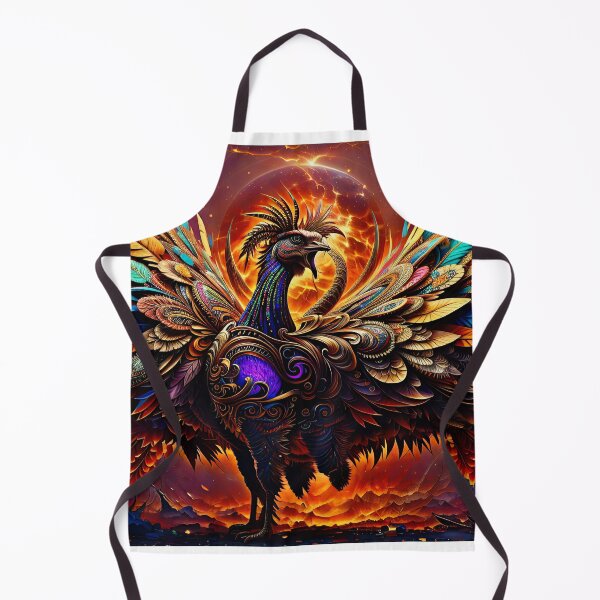 Item preview, Hallucinatory illustration of a Wild Turkey, designed and sold by Moriarty's Digital Visions.