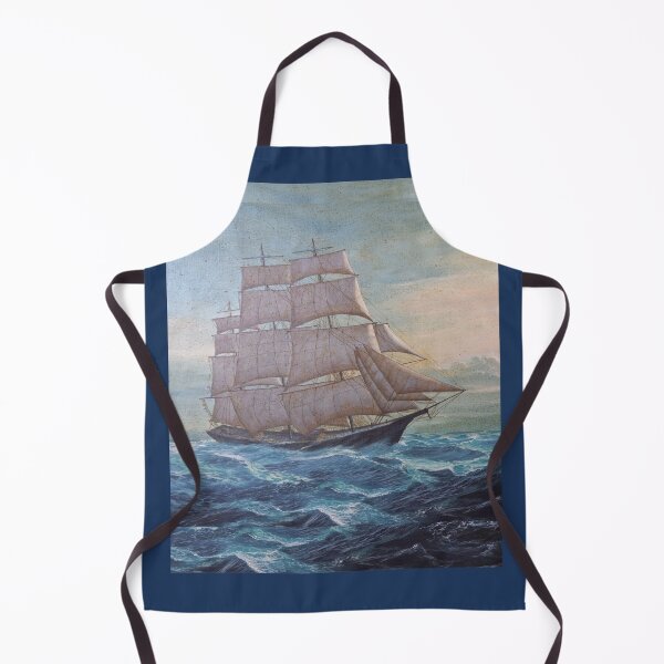 Item preview, clipper ship sailing original art designed and sold by MCanderart.