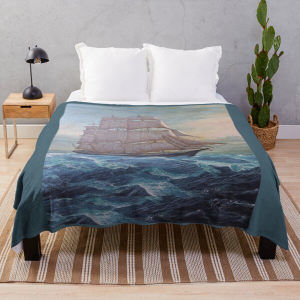 Item preview, clipper ship sailing original art designed and sold by MCanderart.
