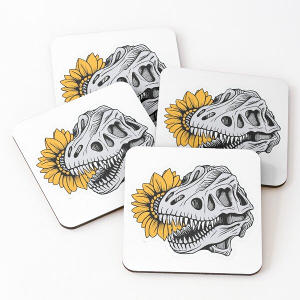 Item preview, Dinosaur Skull Sunflower Trex designed and sold by sadedream.