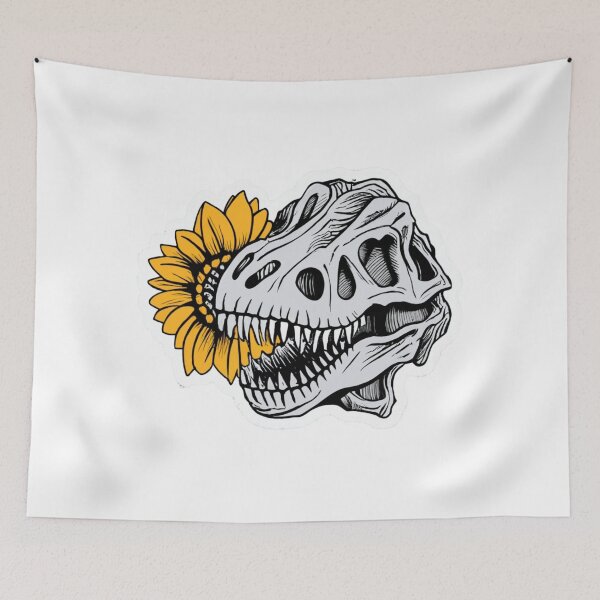 Item preview, Dinosaur Skull Sunflower Trex designed and sold by sadedream.