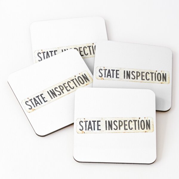 Item preview, Vintage State Inspection Sign, Retro State Inspector Signage designed and sold by BubbaCommerce.