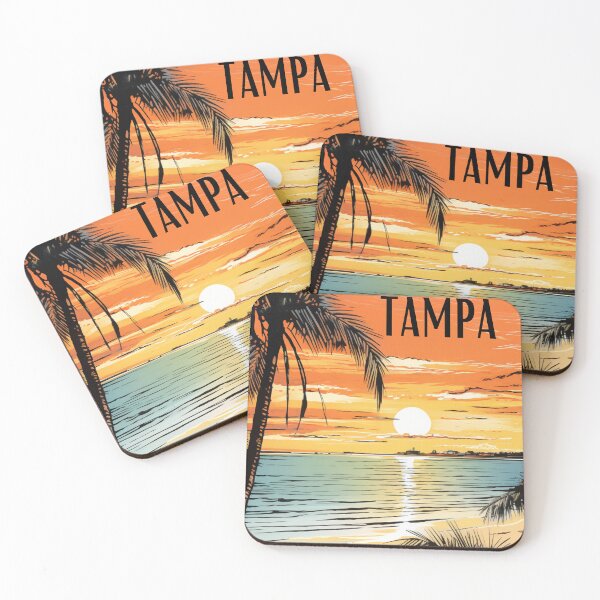Item preview, Vintage Tampa Cityscape, shoreline, designed and sold by SunnMoonHB.