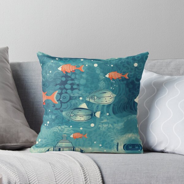 Item preview, Underwater tiled pattern designed and sold by Yogimeister.