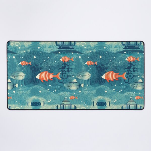 Item preview, Underwater tiled pattern designed and sold by Yogimeister.