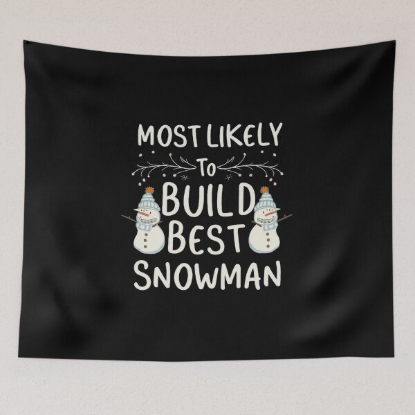 Item preview, Most Likely to Build Best Snowman designed and sold by SimplyOskarArt.