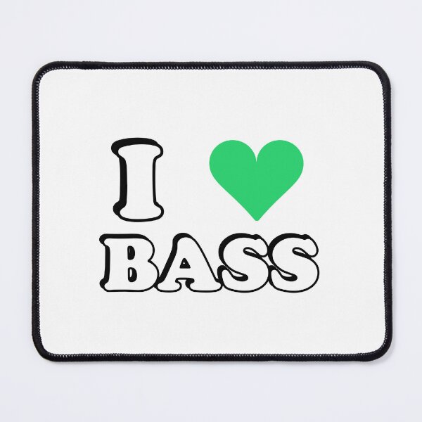 Item preview, I heart bass - bass player designed and sold by Inspirationmotivation.