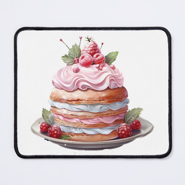 Item preview, Raspberry Cream Puff - French Pastry Dessert designed and sold by sstudioarts.