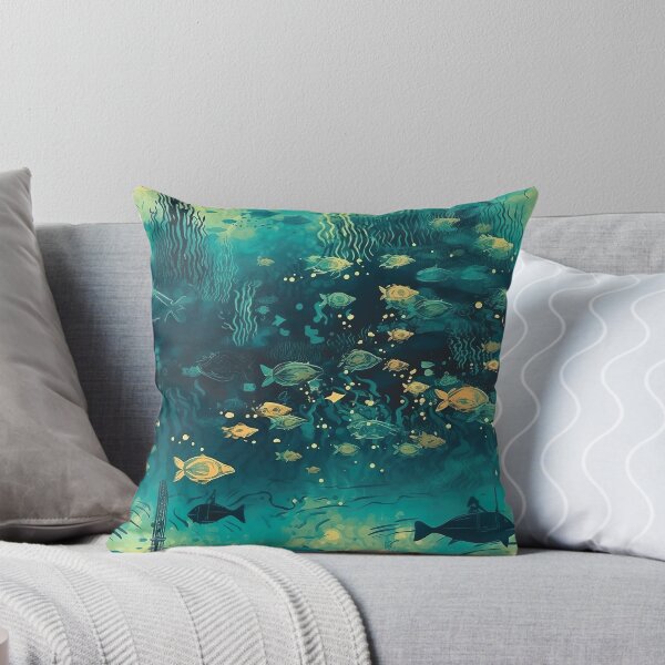 Item preview, Underwater tiled pattern designed and sold by Yogimeister.