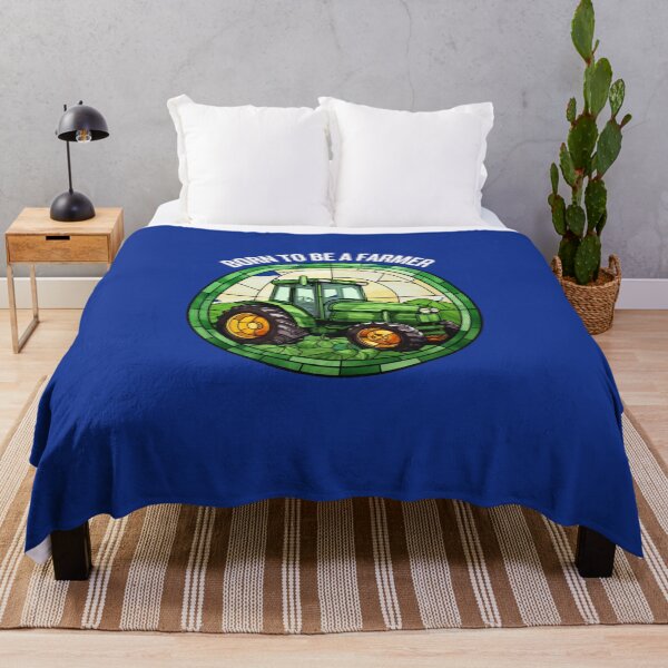 Item preview, Born to Be a Farmer (Stained Glass Style) designed and sold by stainedglass101.