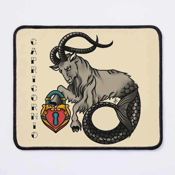 Item preview, Capricorn zodiac sign tattoo designed and sold by Valentina Rojas Márquez.