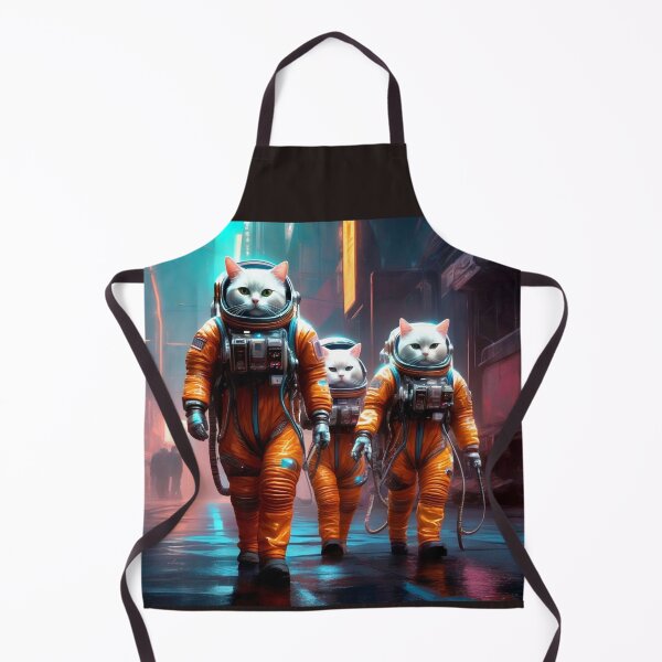 Item preview, Cats walk in a apocalyptic city designed and sold by SciFiKitty.