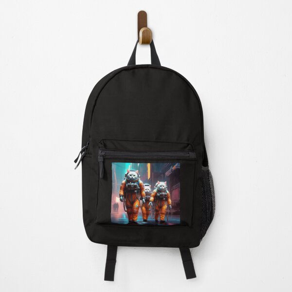 Item preview, Cats walk in a apocalyptic city designed and sold by SciFiKitty.