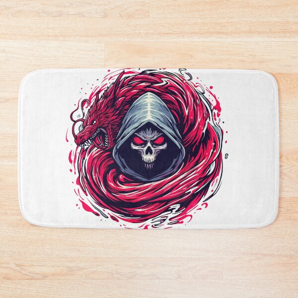 Item preview, Hooded skeleton and red dragon designed and sold by Felix-Designer.