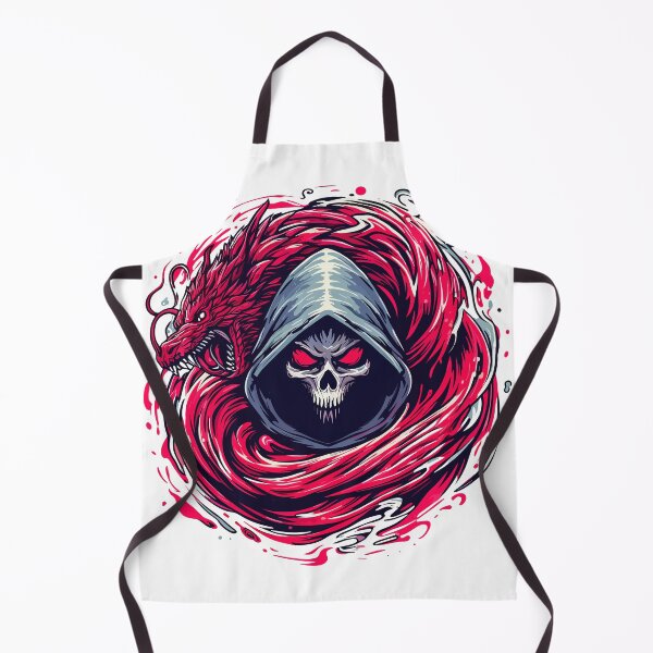 Item preview, Hooded skeleton and red dragon designed and sold by Felix-Designer.