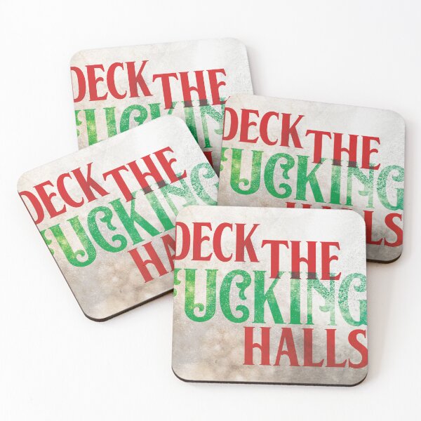 Item preview, Deck the F**king Halls designed and sold by PosterDevilCo.