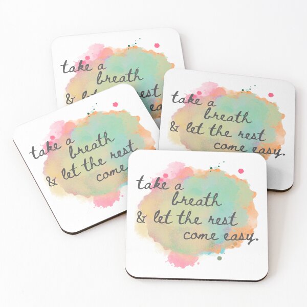 Item preview, take a breath and let the rest come easy lyrics designed and sold by SarahH1823.