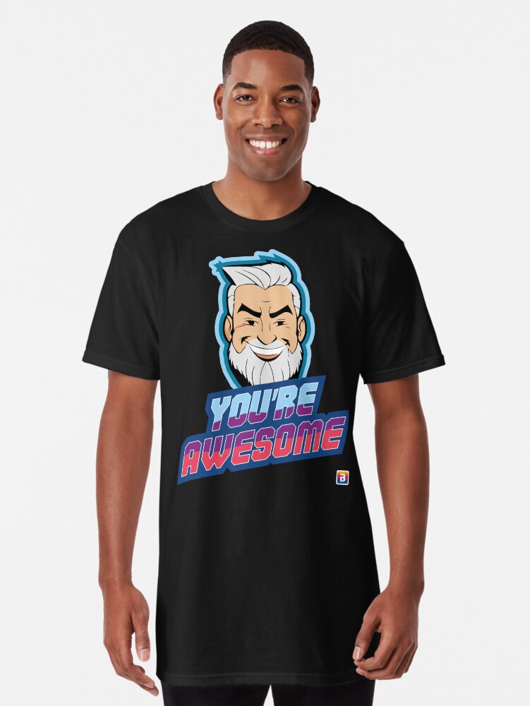 Thumbnail 1 of 5, Long T-Shirt, You're Awesome - Battle Bling designed and sold by BattleBling.