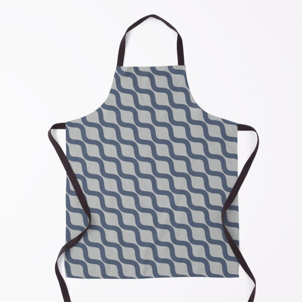 Item preview, Slate Gray Continuous Wavy Lines Fisherman Net Clean Minimal Scandinavian Pattern designed and sold by PenguinForests.
