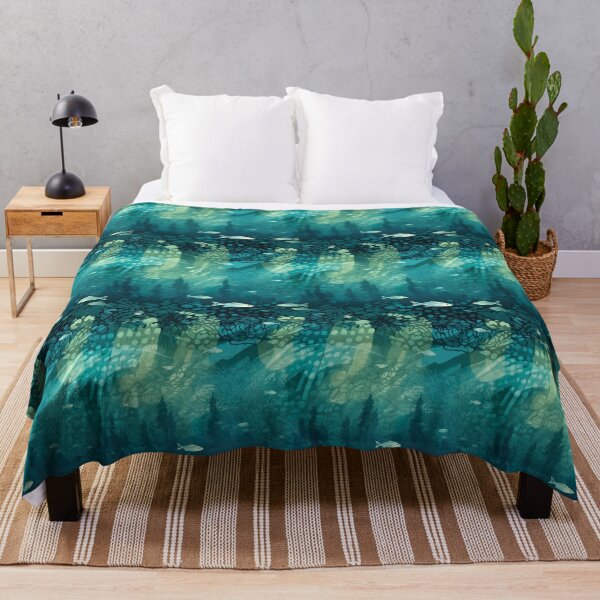 Item preview, Underwater tiled pattern designed and sold by Yogimeister.