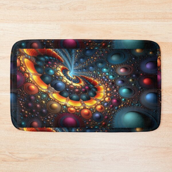 Item preview, Colorful Fractal Planets designed and sold by pinkal.