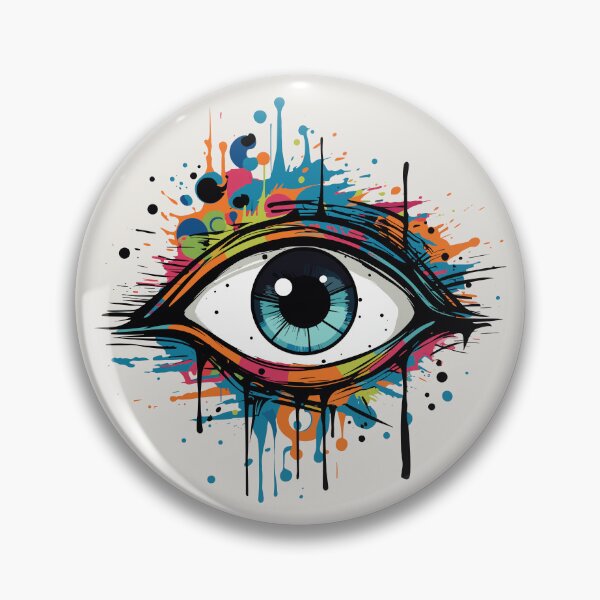 Item preview, Colorful Abstract Eye designed and sold by MadSwellDesigns.