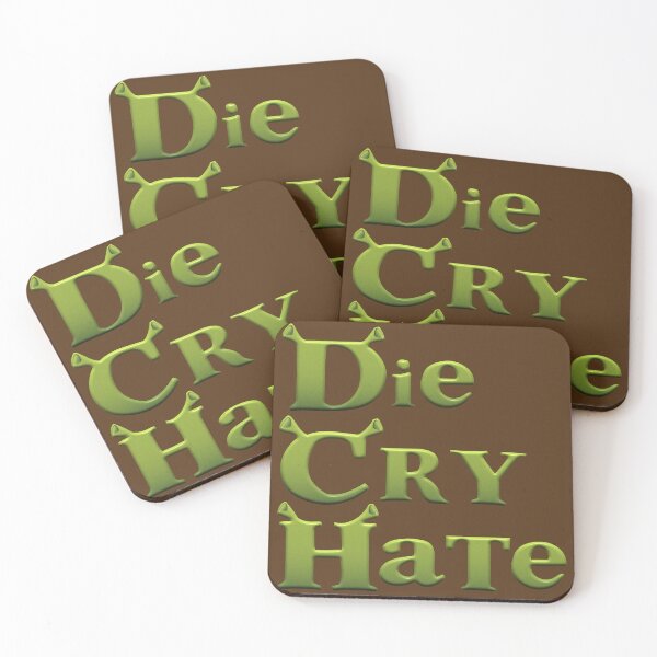 Item preview, shrek - die cry hate designed and sold by acciojoy.