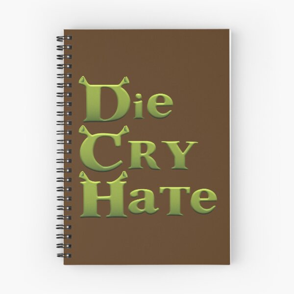 Item preview, shrek - die cry hate designed and sold by acciojoy.