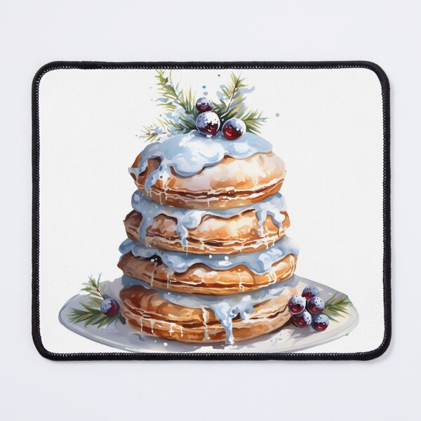Item preview, Blueberry Cream Puffs - Fancy French Pastry designed and sold by sstudioarts.