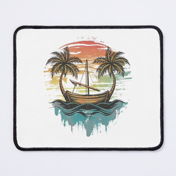 Item preview, Minimalistic Beach Boat designed and sold by AI-volution.