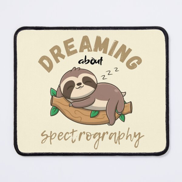 Item preview, Dreaming about spectography cute kawaii sloth designed and sold by Laugh-Lines.